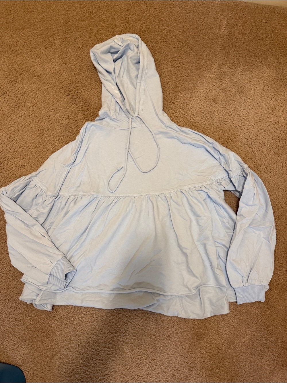 Aerie Women's Hoodie Peplum Pullover